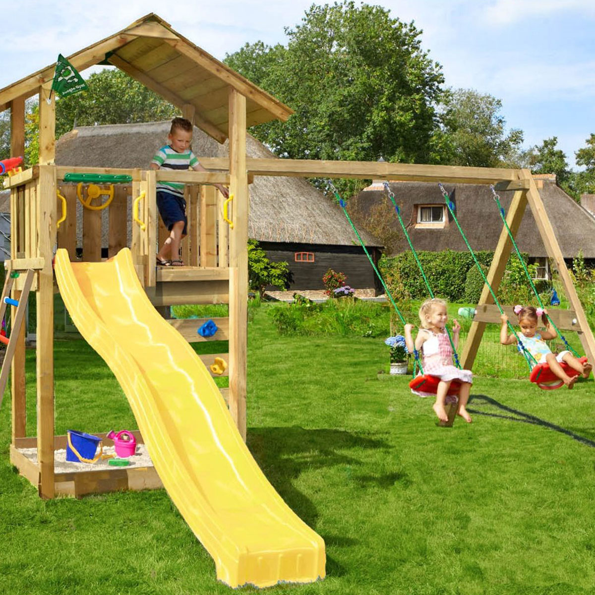 Lektorn Jungle Gym Sierra Gungmodul & Rutschkana