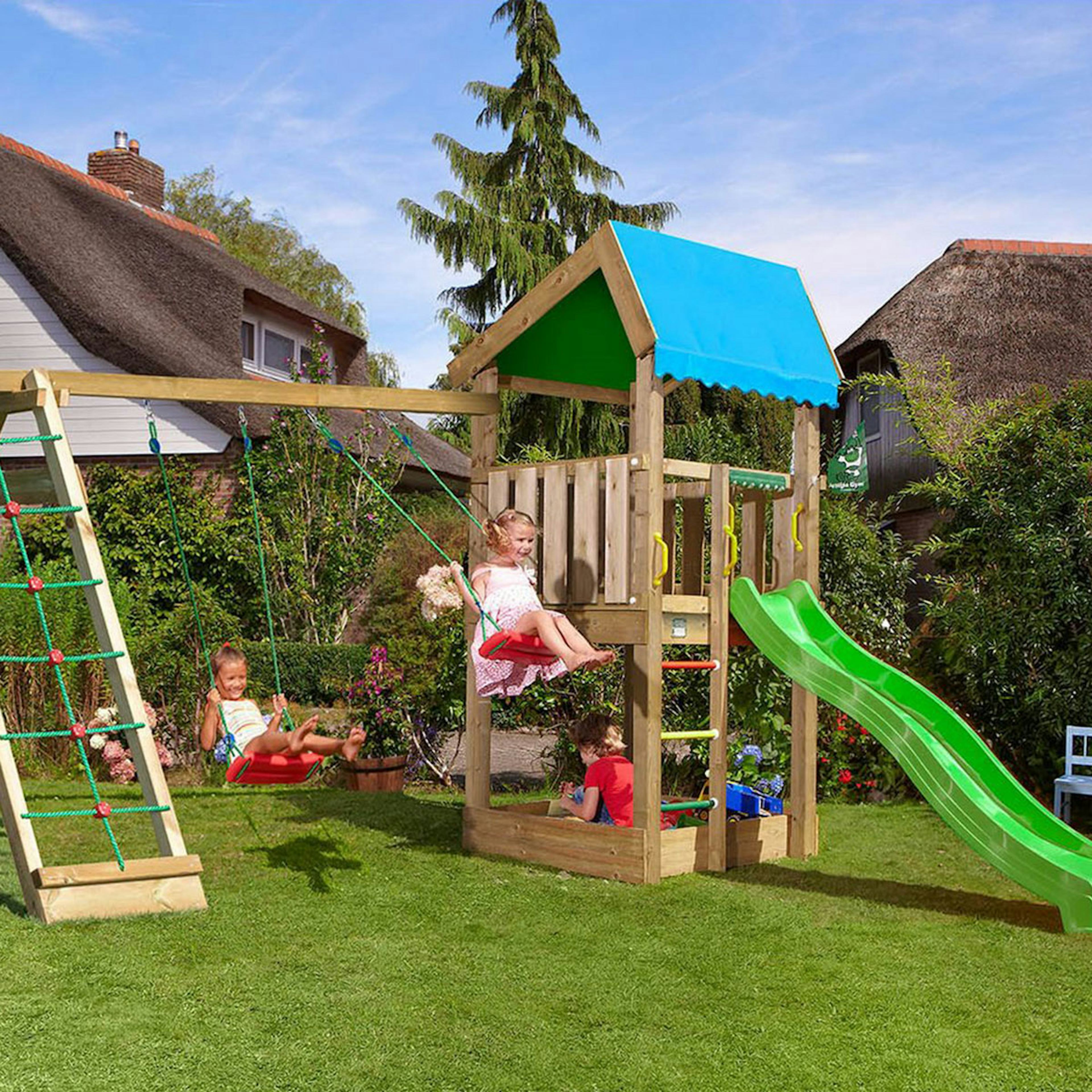 Lektorn Jungle Gym Home Komplett Inkl Climb Modul X'tra och Rutschkana