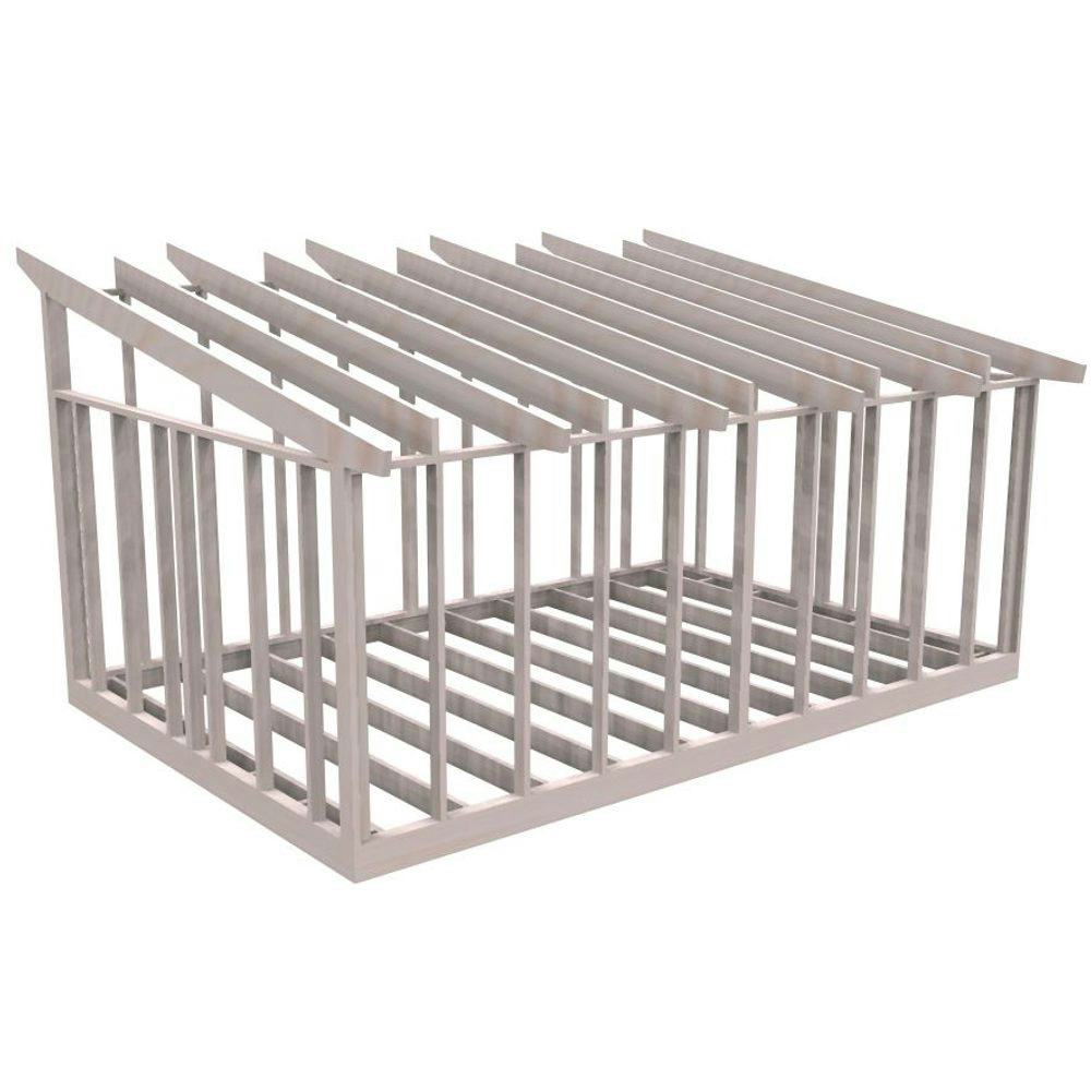 Attefallsstomme Byggstommar 10 grader 6000x3940 mm Lösvirke