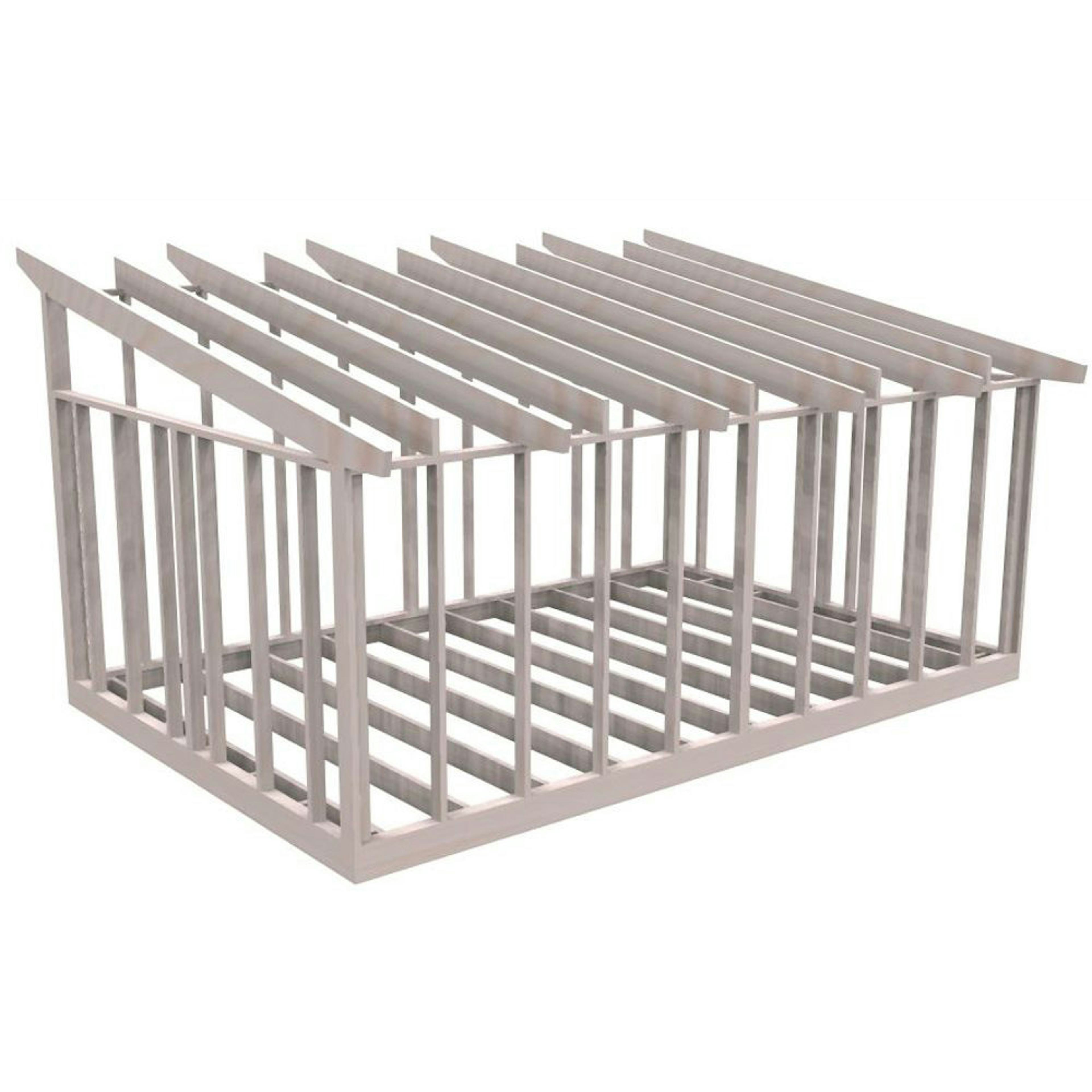 Attefallsstomme Byggstommar 10 grader 6000x3940 mm Lösvirke