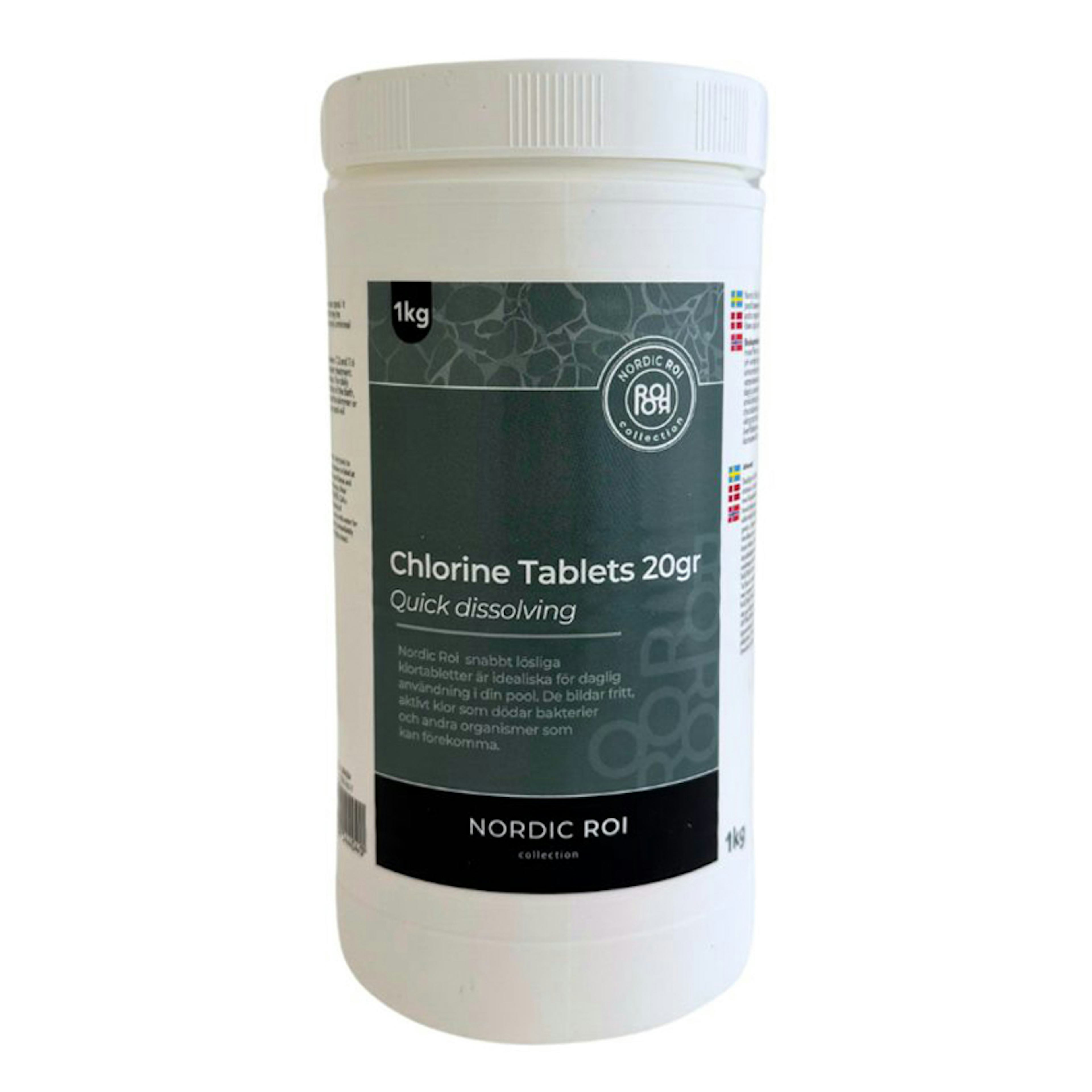 Spakem Swebad Nordic Roi Spa Klortabletter 20g Snabblösliga 1 kg