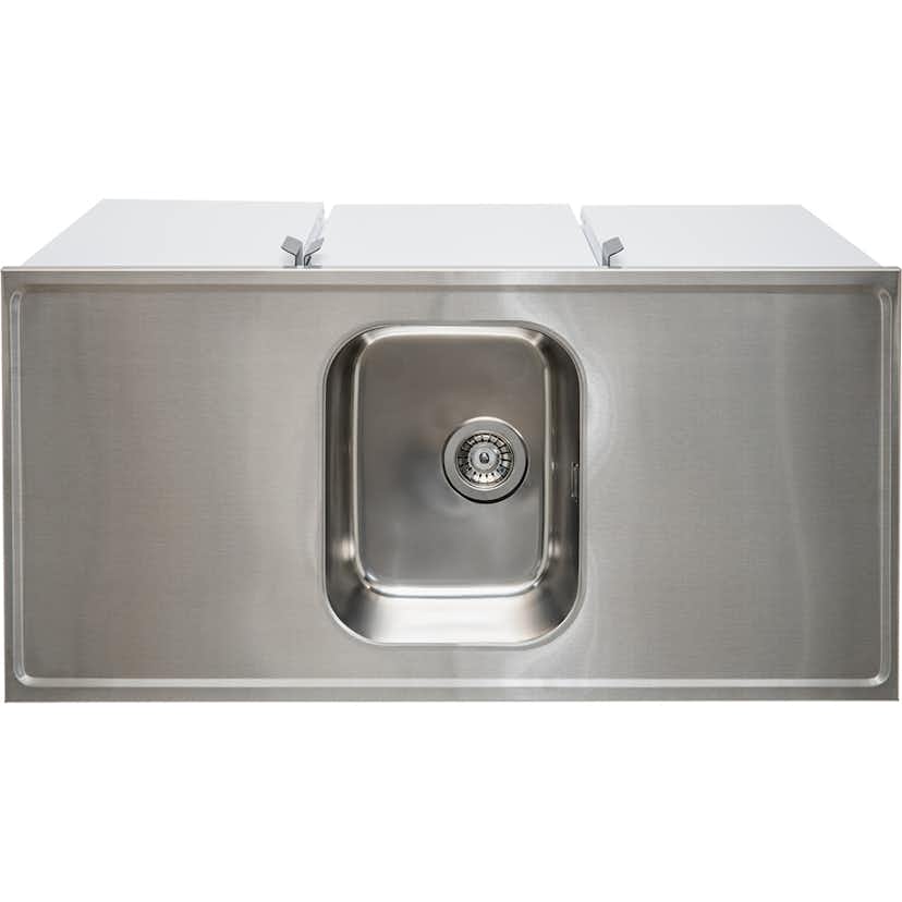 Tvättbänksbeslag Nimo TB-plan 1200X600X30 Mitt