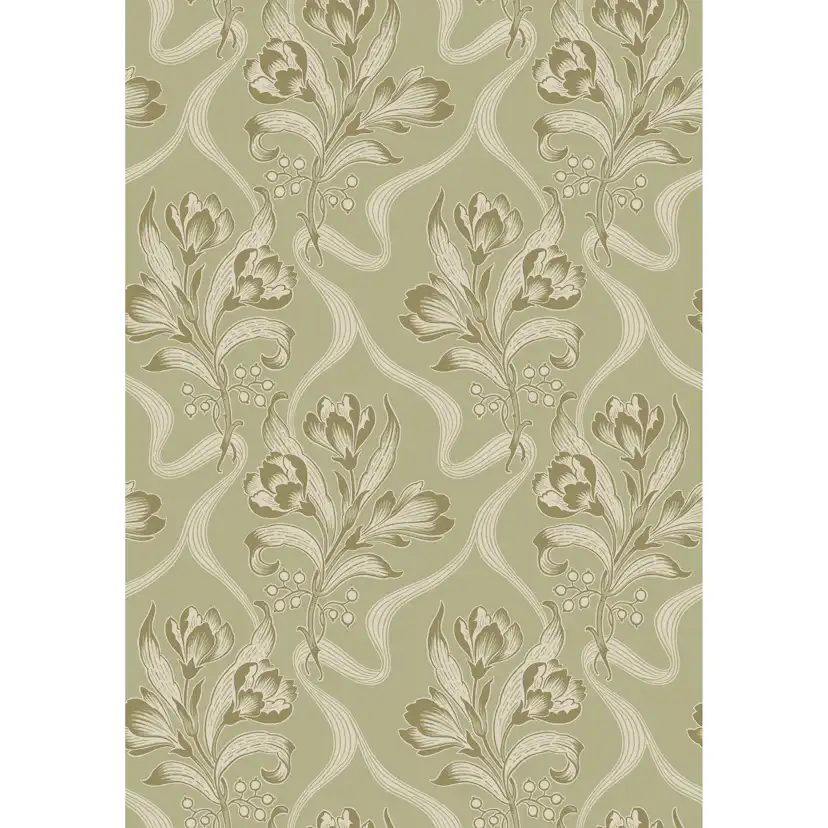 Tapet Boråstapeter Anno II Jugendbukett 8071