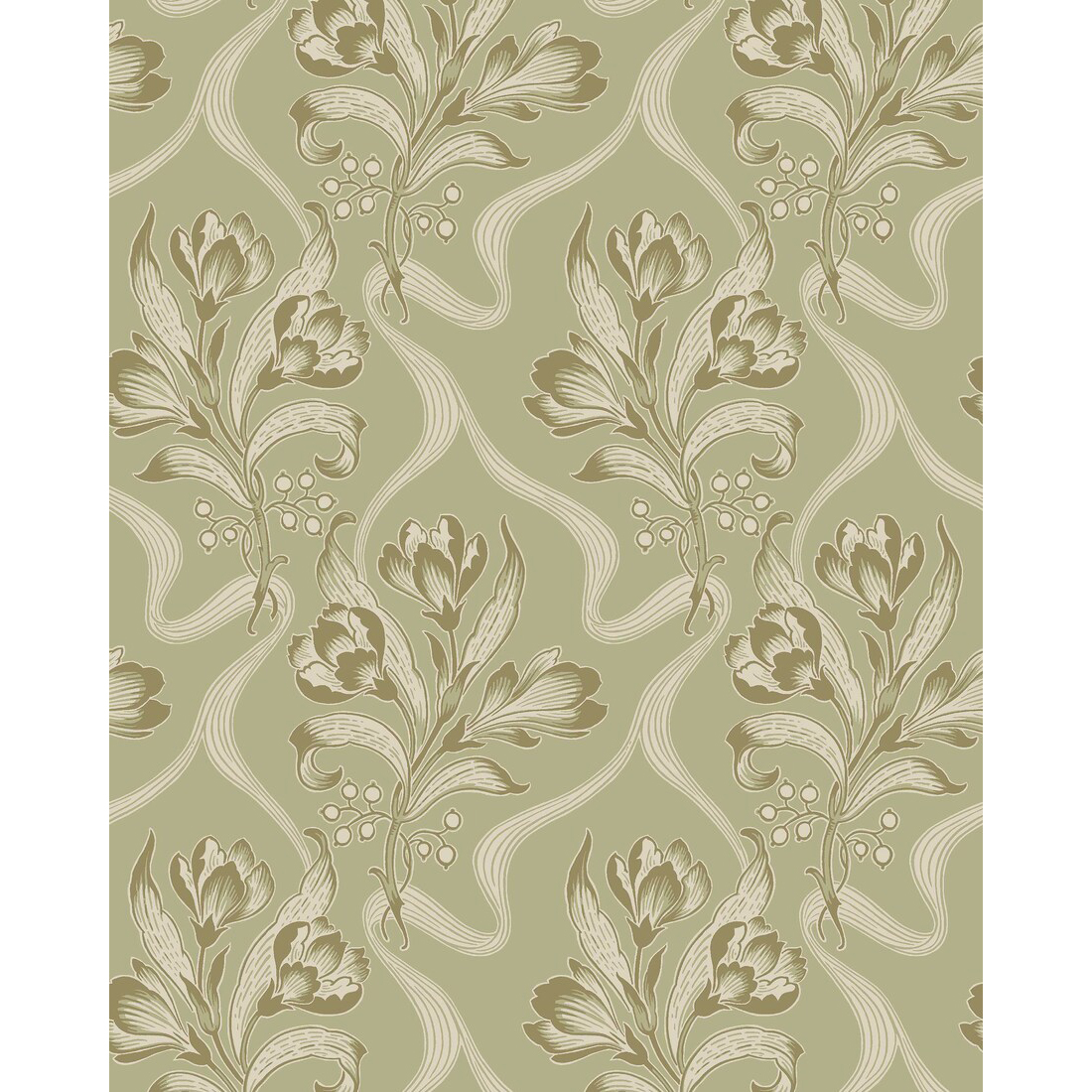 Tapet Boråstapeter Anno II Jugendbukett 8071