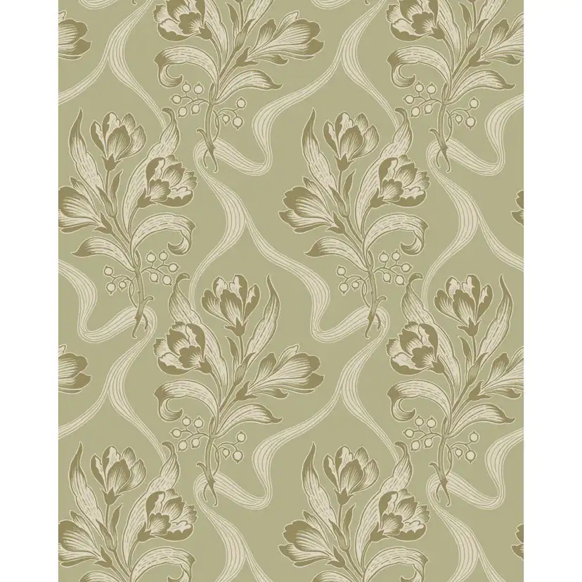 Tapet Boråstapeter Anno II Jugendbukett 8071