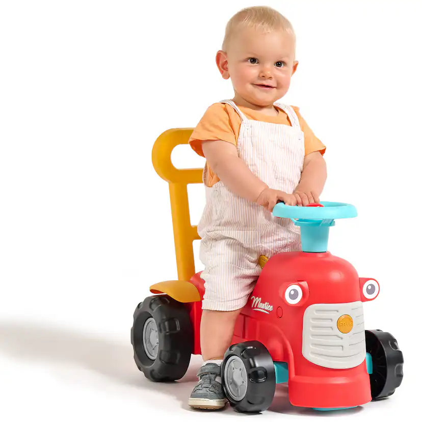 Traktor Falk Maurice Med Ratt, Tuta & Gåhjälp