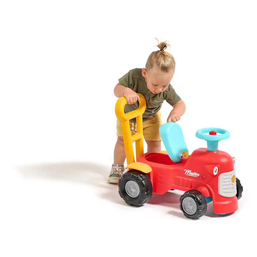 Traktor Falk Maurice Med Ratt, Tuta & Gåhjälp