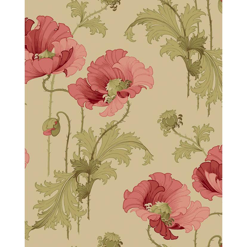 Tapet Boråstapeter Anno II Vallmo 8090