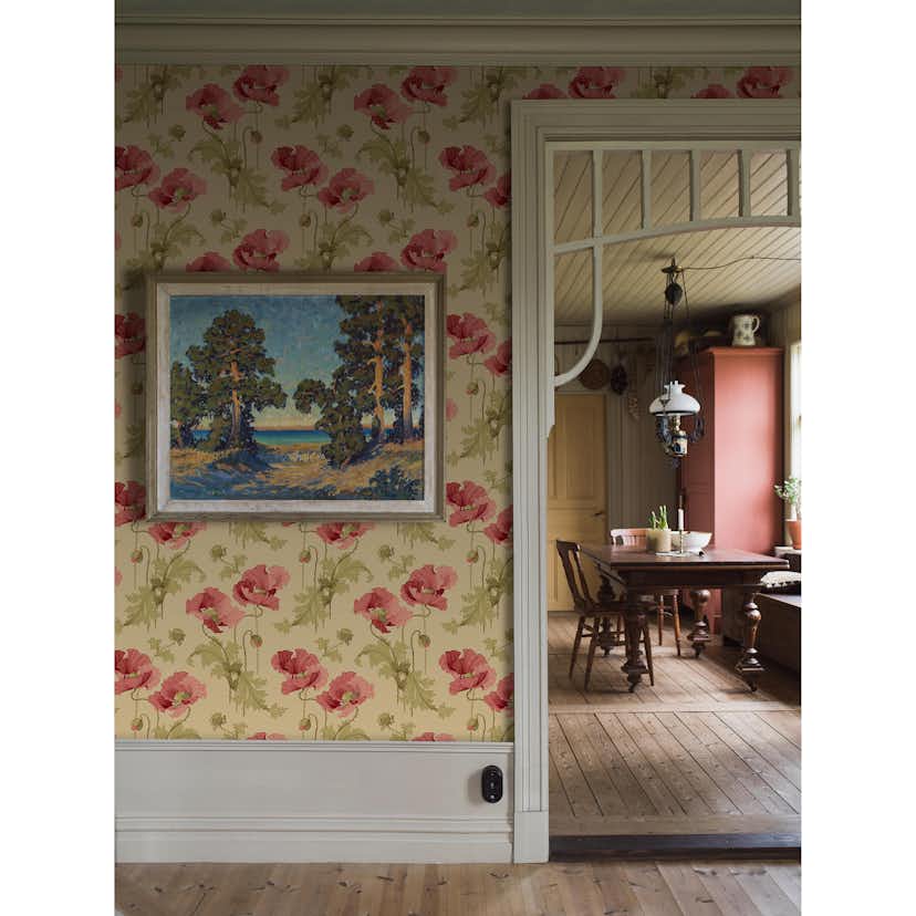 Tapet Boråstapeter Anno II Vallmo 8090