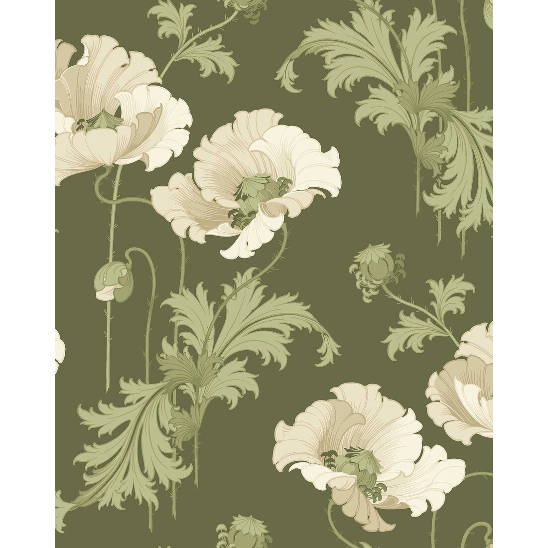 Tapet Boråstapeter Anno II Vallmo 8091