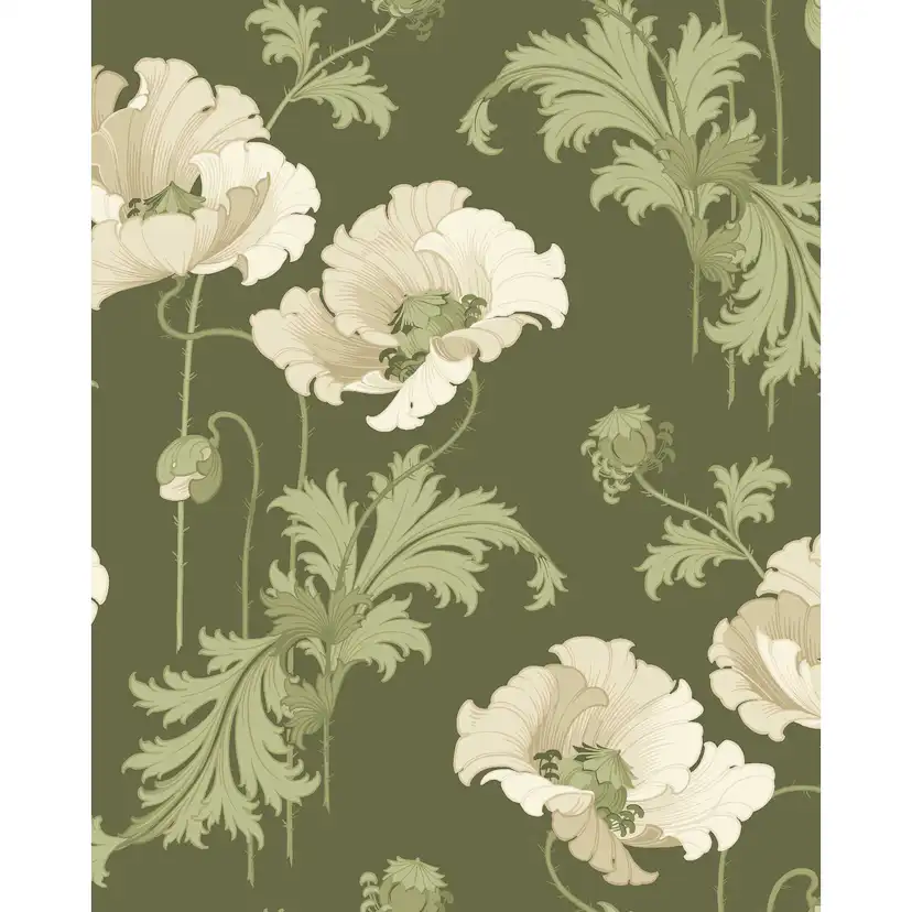 Tapet Boråstapeter Anno II Vallmo 8091