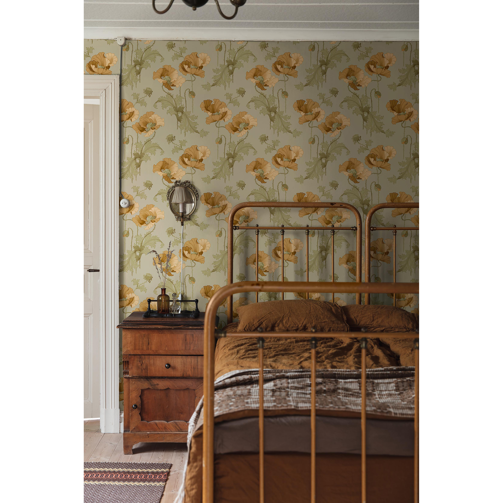 Tapet Boråstapeter Anno II Vallmo 8092