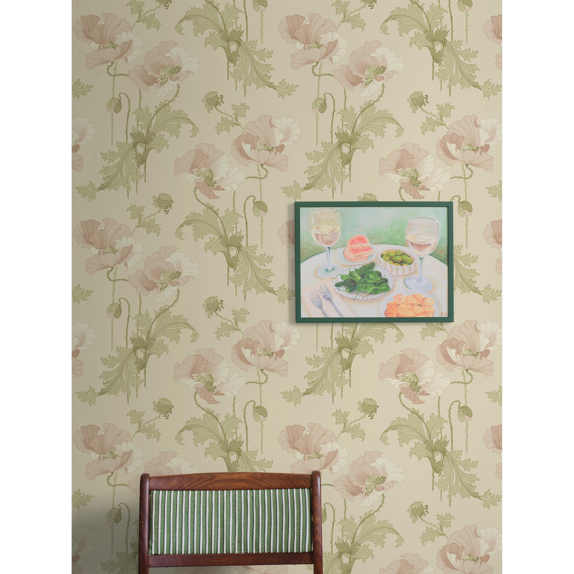 Tapet Boråstapeter Anno II Vallmo 8093