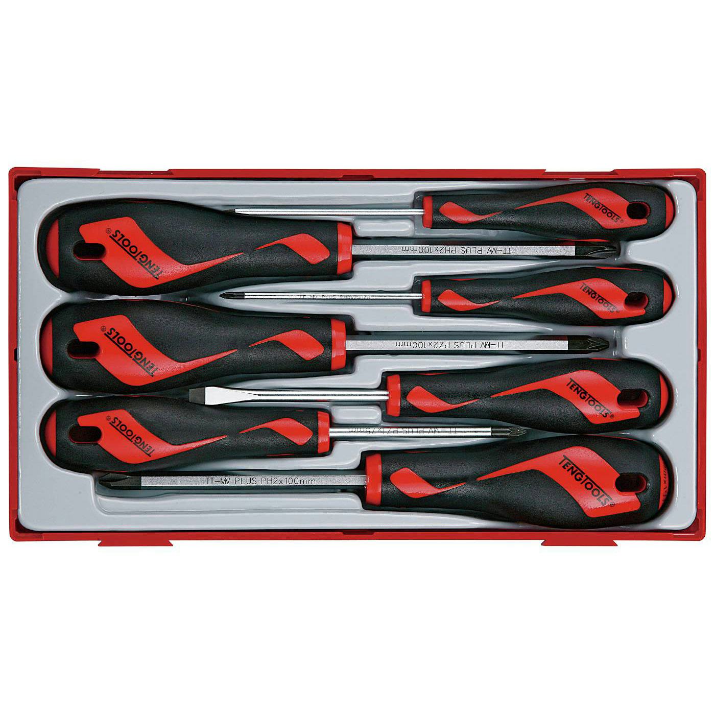 Skruvmejselsats 7 delar Teng Tools TT917N