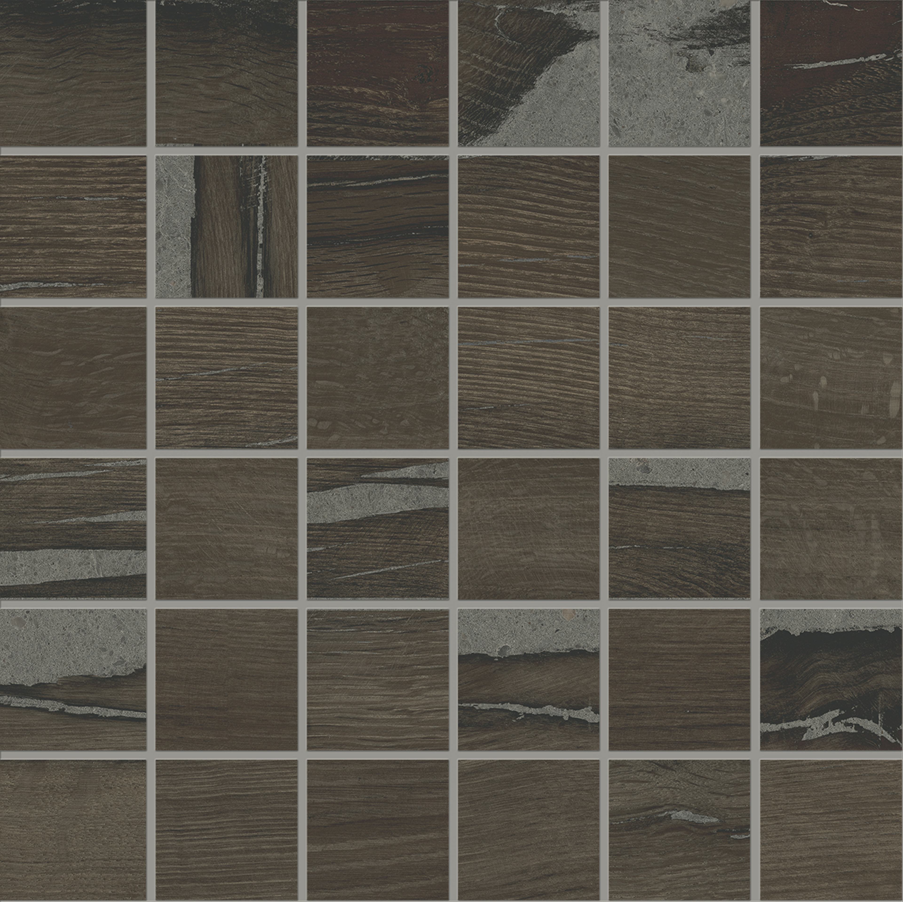 Mosaik Lhådös Trentino Bruciato mosaik 5x5 cm