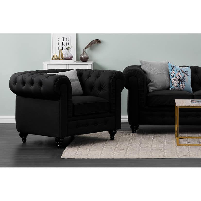 3-sitssoffa Scandinavian Choice Chesterfield Neo