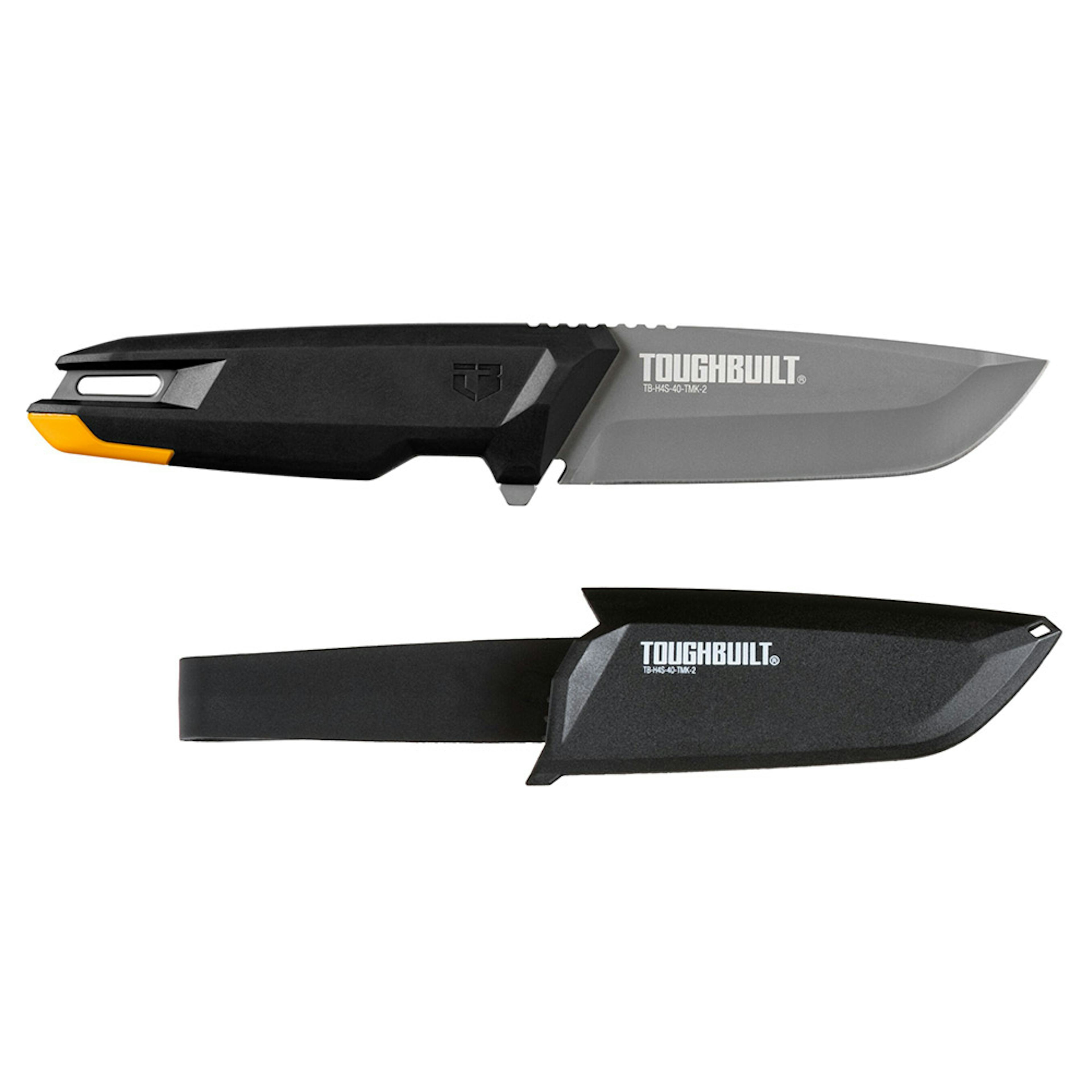 Kniv Toughbuilt Tradesman Svart RF Blad Knivslida