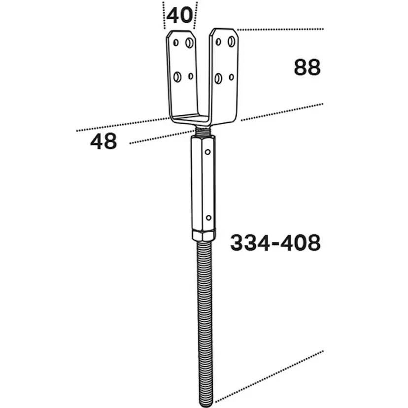 Stolphållare FAST CSAH