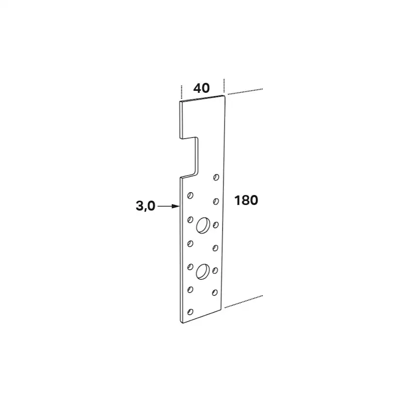 Balkankare FAST JA 40x180x3,0 mm