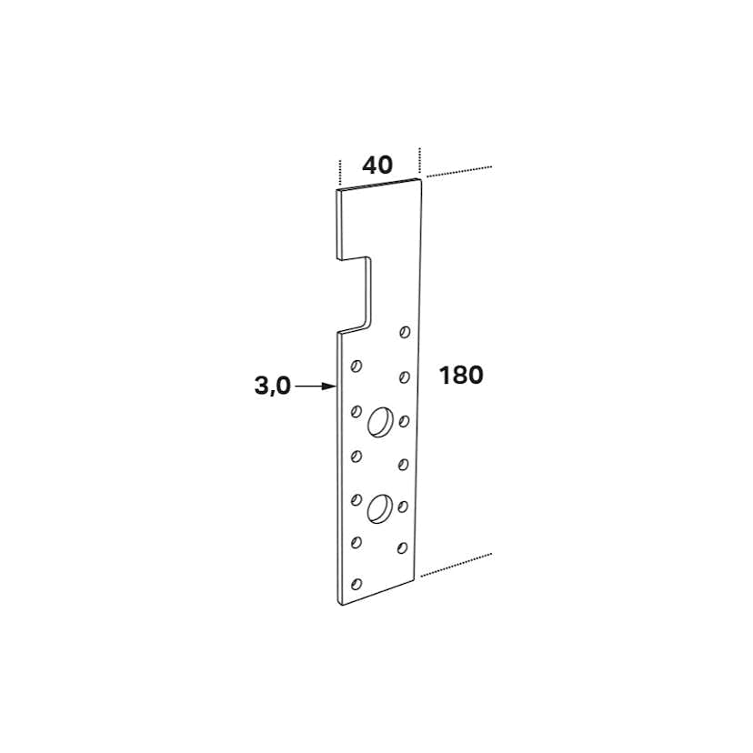 Altanvinkel FAST PCO 500x500x5,0x50 mm