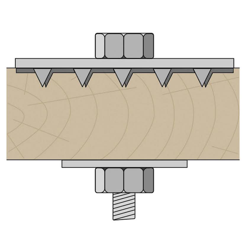 Förstärkningsbricka FAST SPS 75x16,4x1,25 mm EN