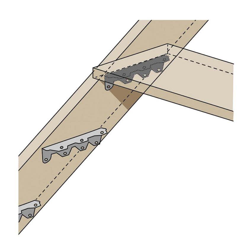 Trappvinkel FAST SCO 260x41x41x2,5 mm