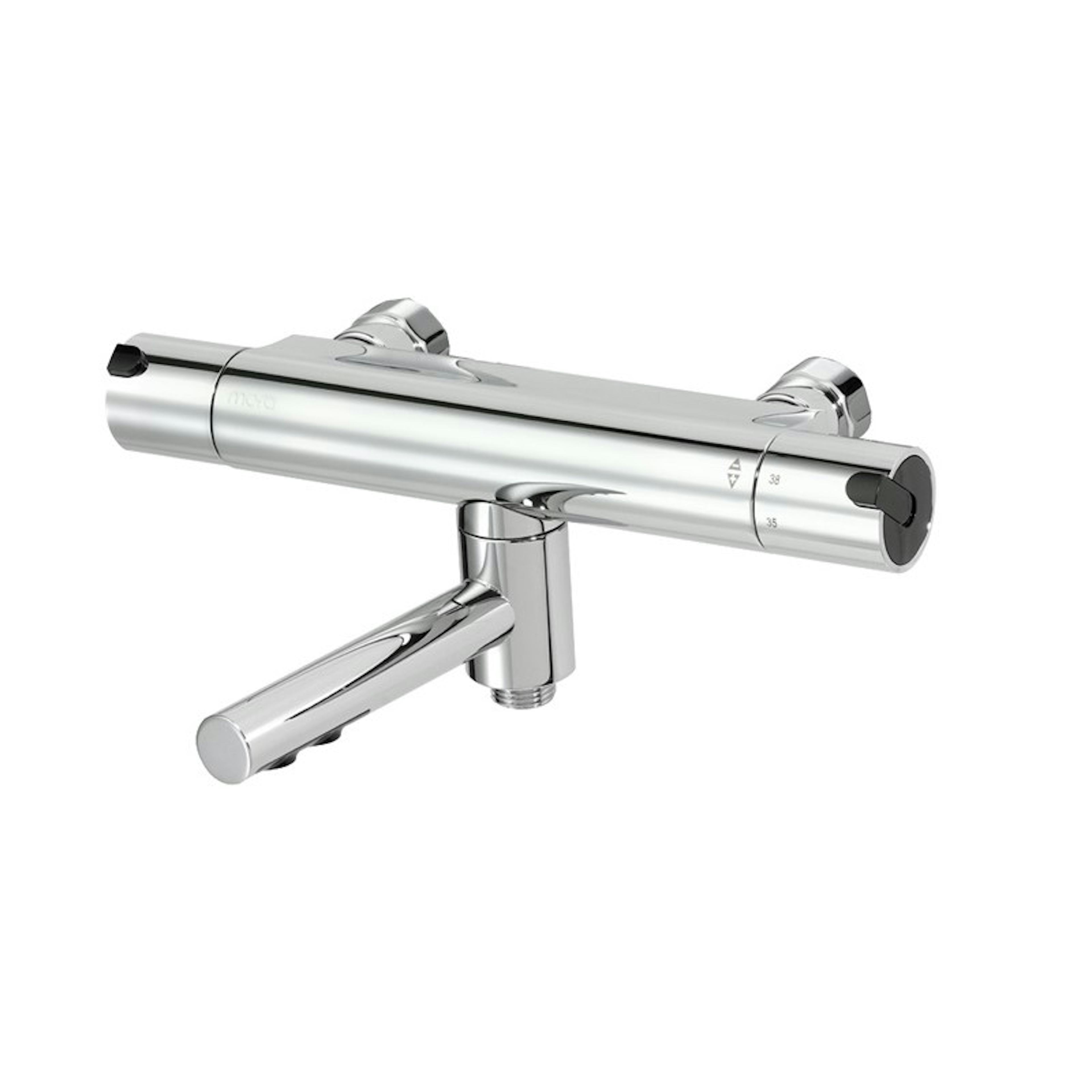 Badkarsblandare Mora Rexx T5 Krom/Svart