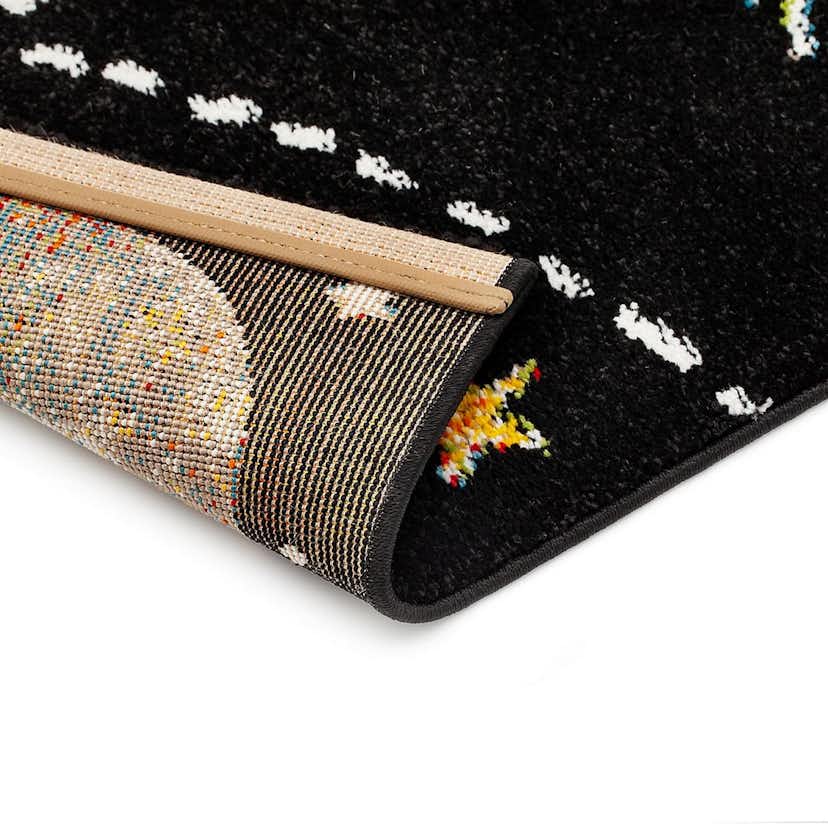 Barnmatta KM Carpets Atlas Space Svart
