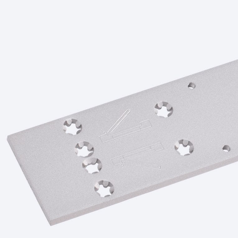 Monteringsplatta DormaKaba 8380 Silver F TS83