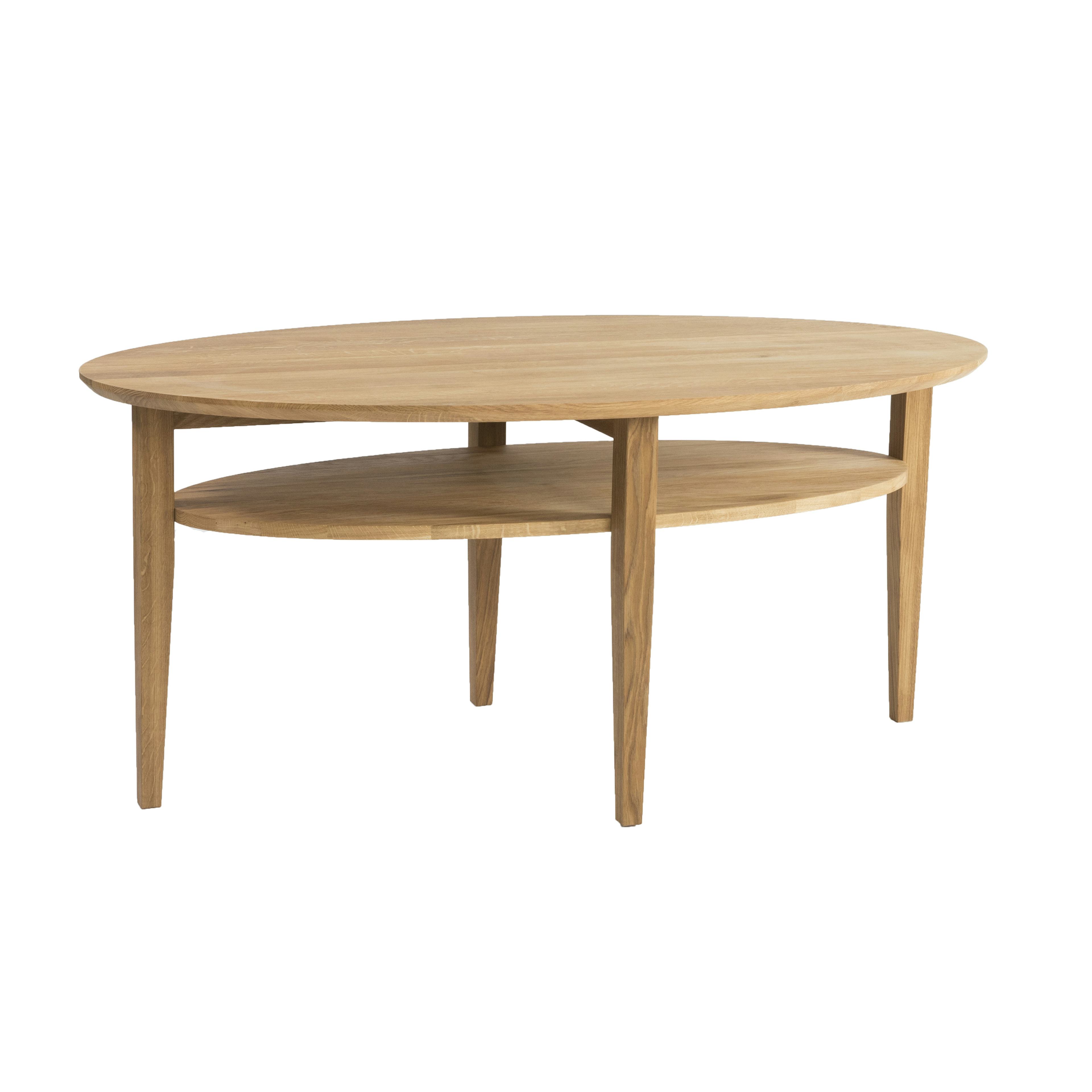 Soffbord Stenexpo Ohio Ovalt Vardagsrumsbord i Massiv Ek