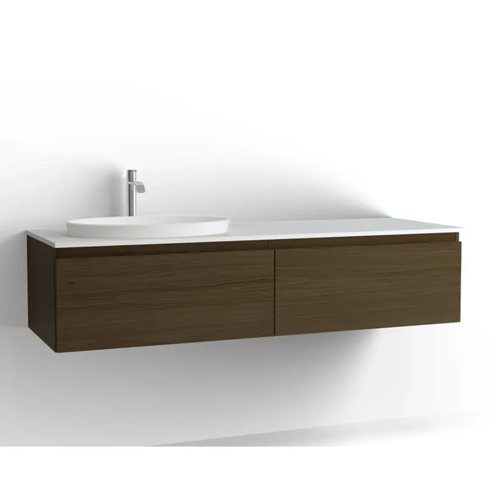 Tvättställsskåp Vedum Flow 1500 med 2 Lådor