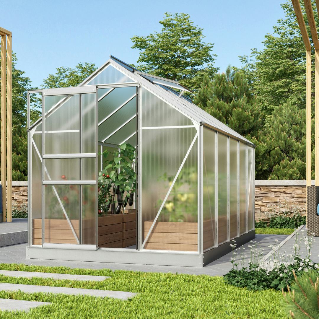 Växthus Vitavia Venus med Sockel 6,2 kvm