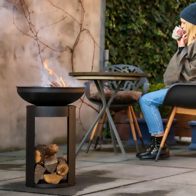 Eldstad RedFire Arizona Inkl Vedförvaring & Eldgaffel