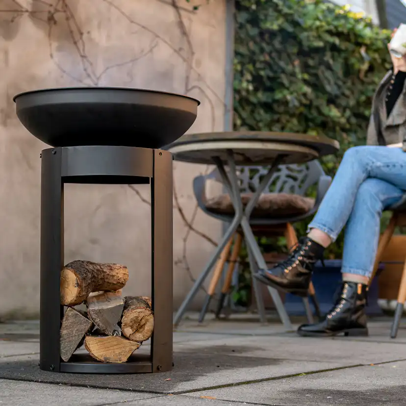 Eldstad RedFire Arizona Inkl Vedförvaring & Eldgaffel