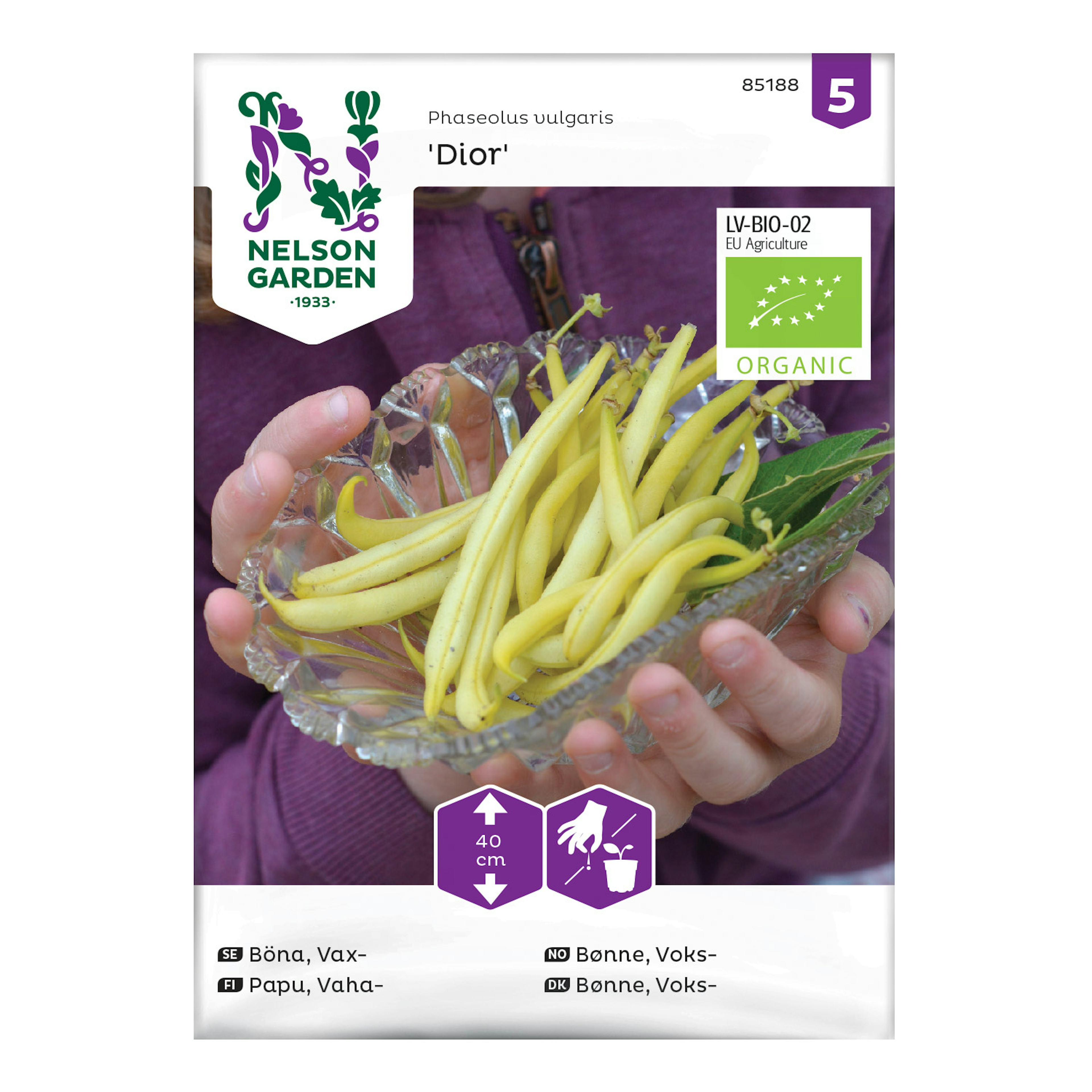 Frö Vaxböna Nelson Garden Dior Eko
