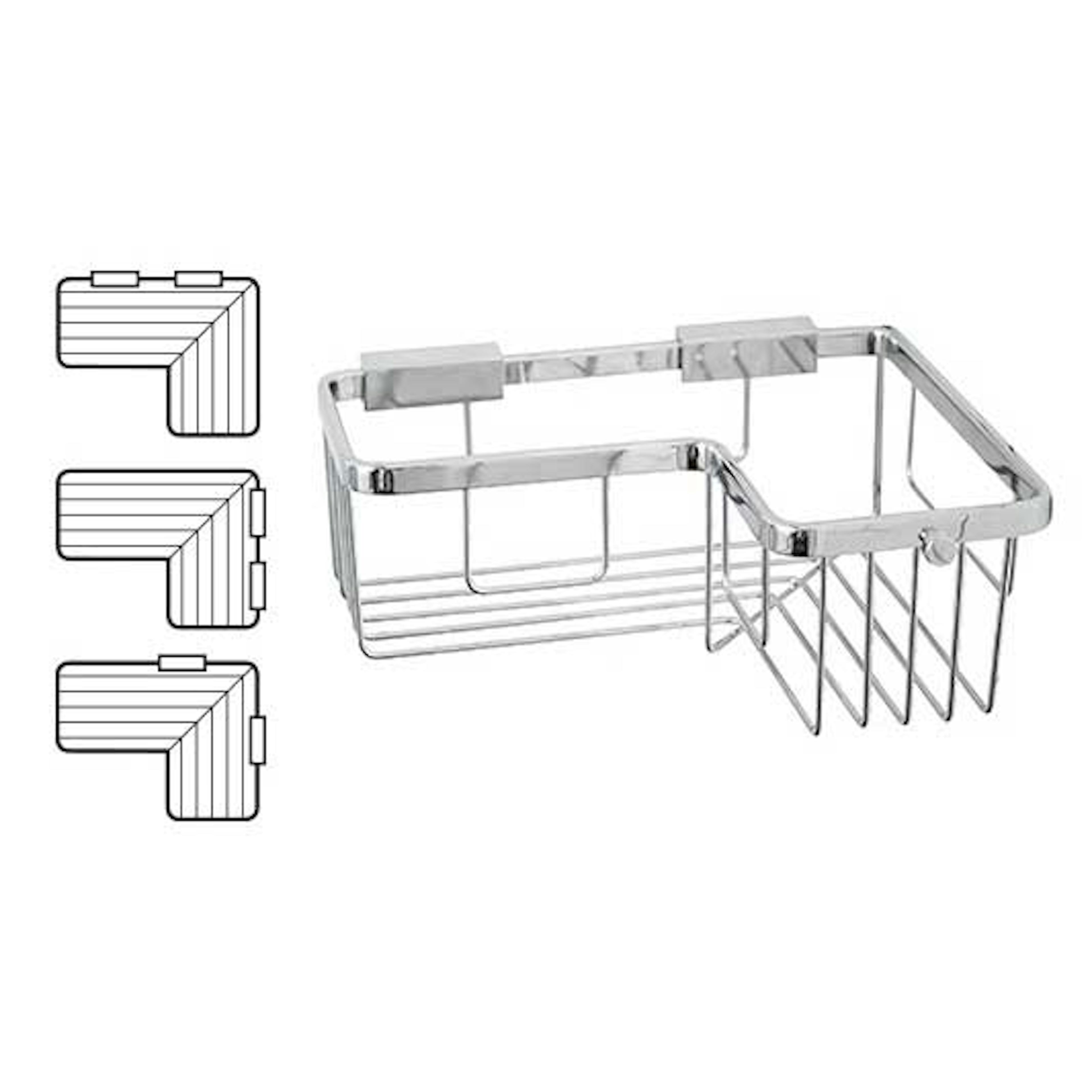 Duschkorg Miller Badrum Classic Hörn Krom