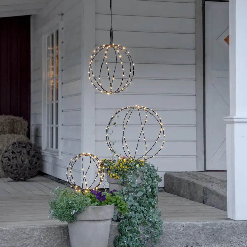 Utomhusdekoration Star Trading Sphere Klot B/O