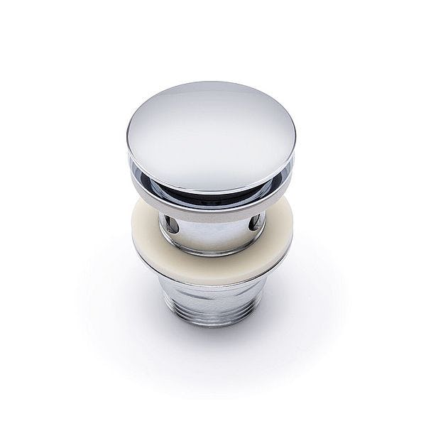 PUM-bottenventil Purus med Bräddavlopp G32 Krom