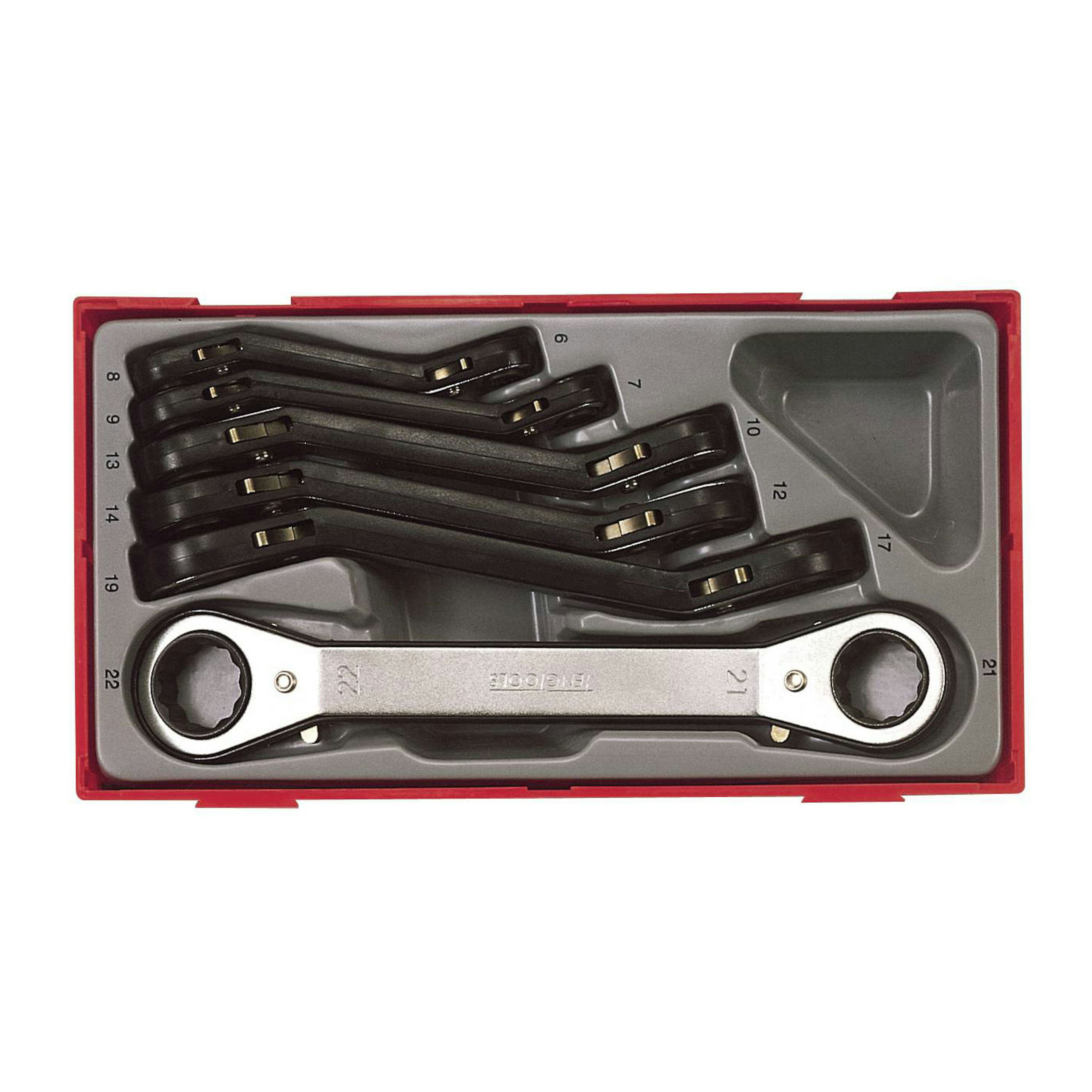 Ringspärrnyckelsats 6 delar Teng Tools TTRORS