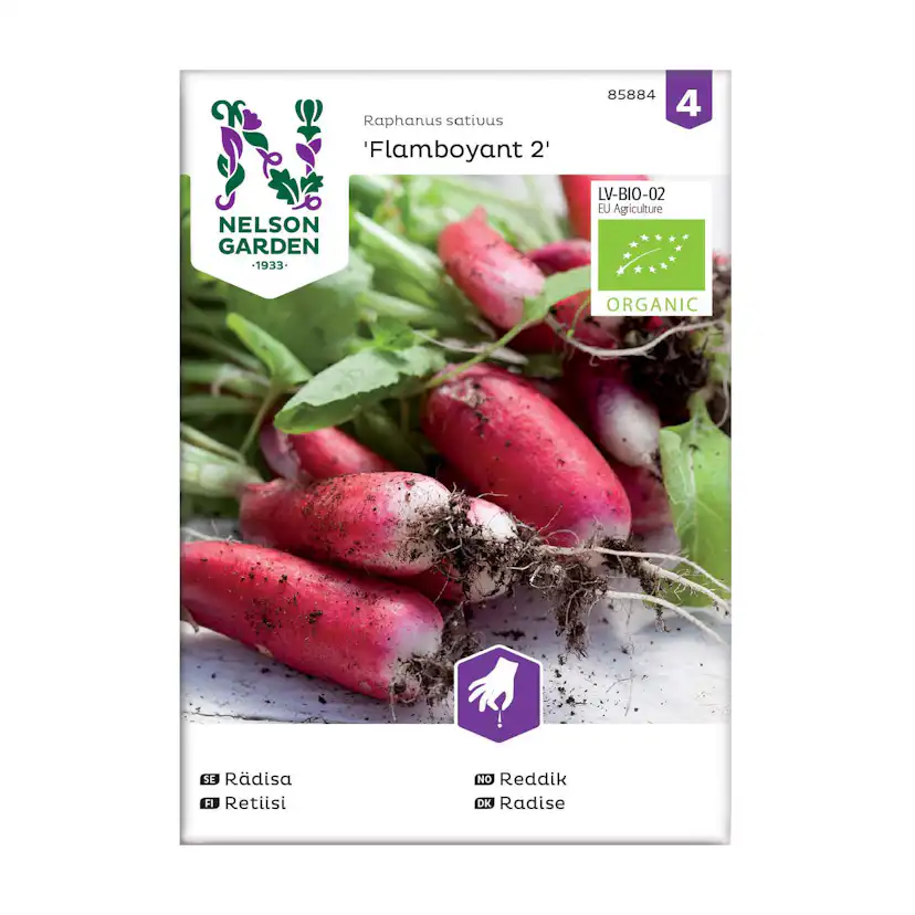 Frö Rädisa Nelson Garden Flamboyant 2 Organic
