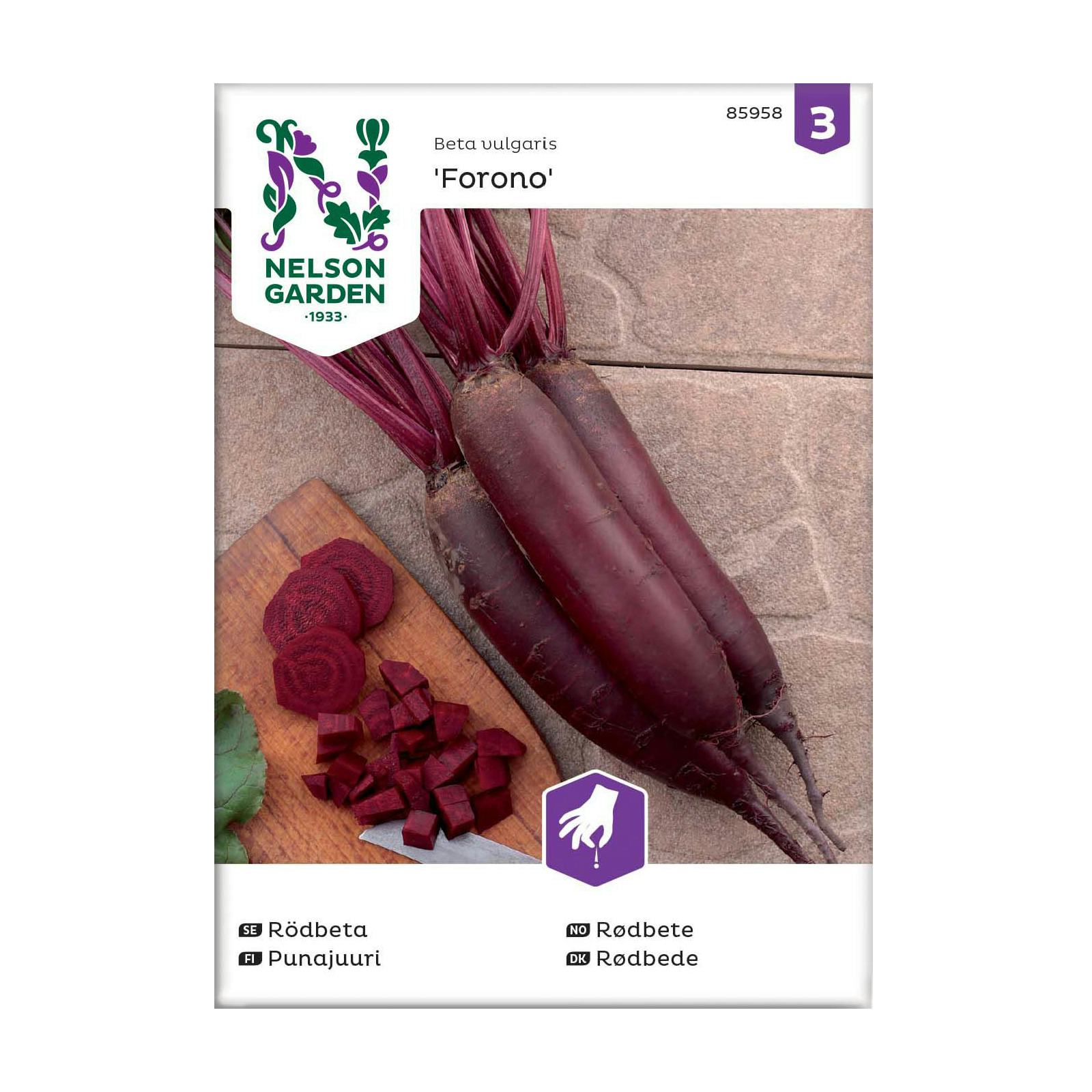 Frö Rödbeta Nelson Garden Forono
