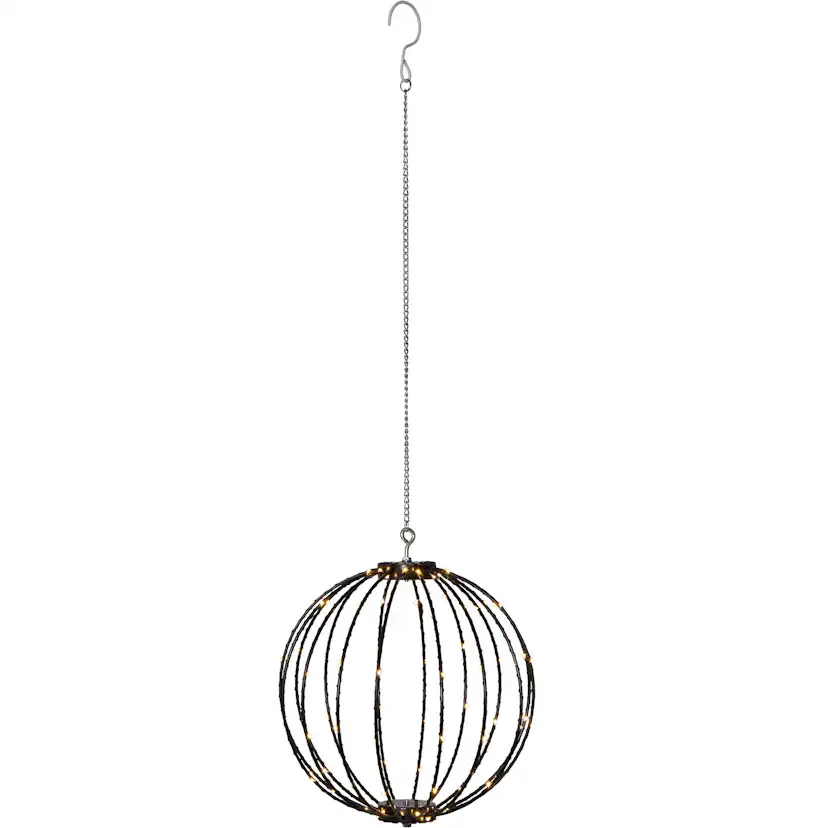 Hängande Dekoration Star Trading Klot Mounty Svart