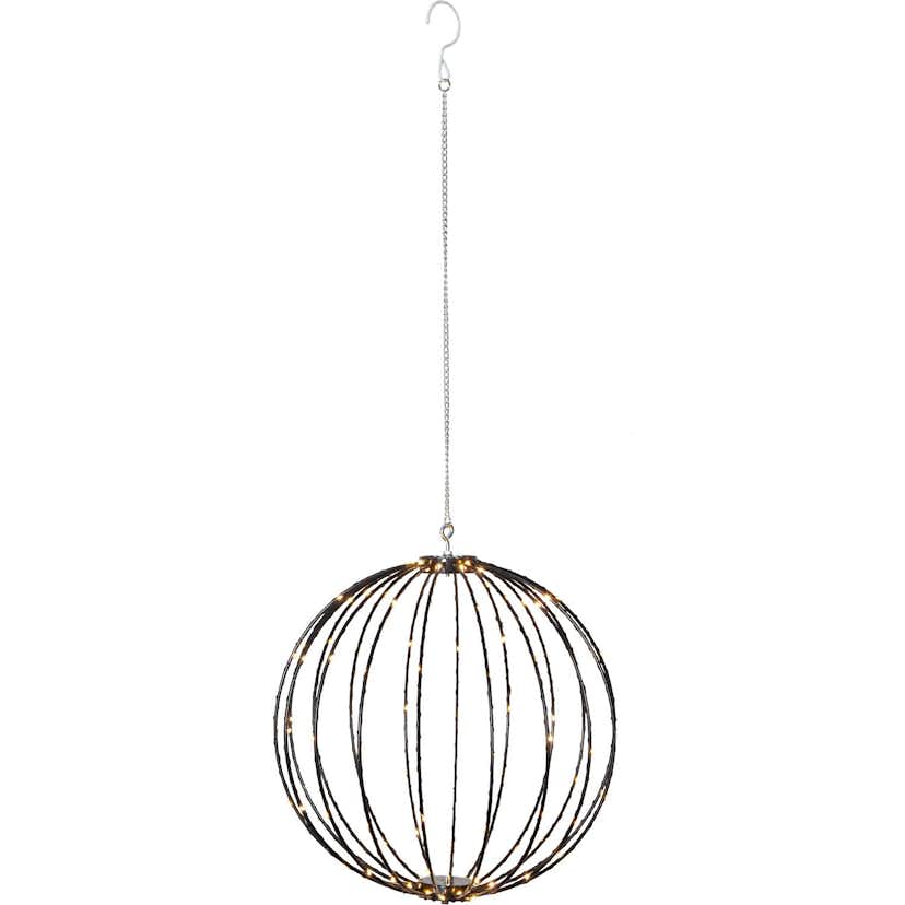 Hängande Dekoration Star Trading Klot Mounty Svart