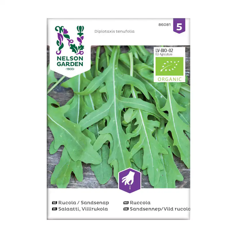 Frö Rucola Sandsenap Nelson Garden Organic