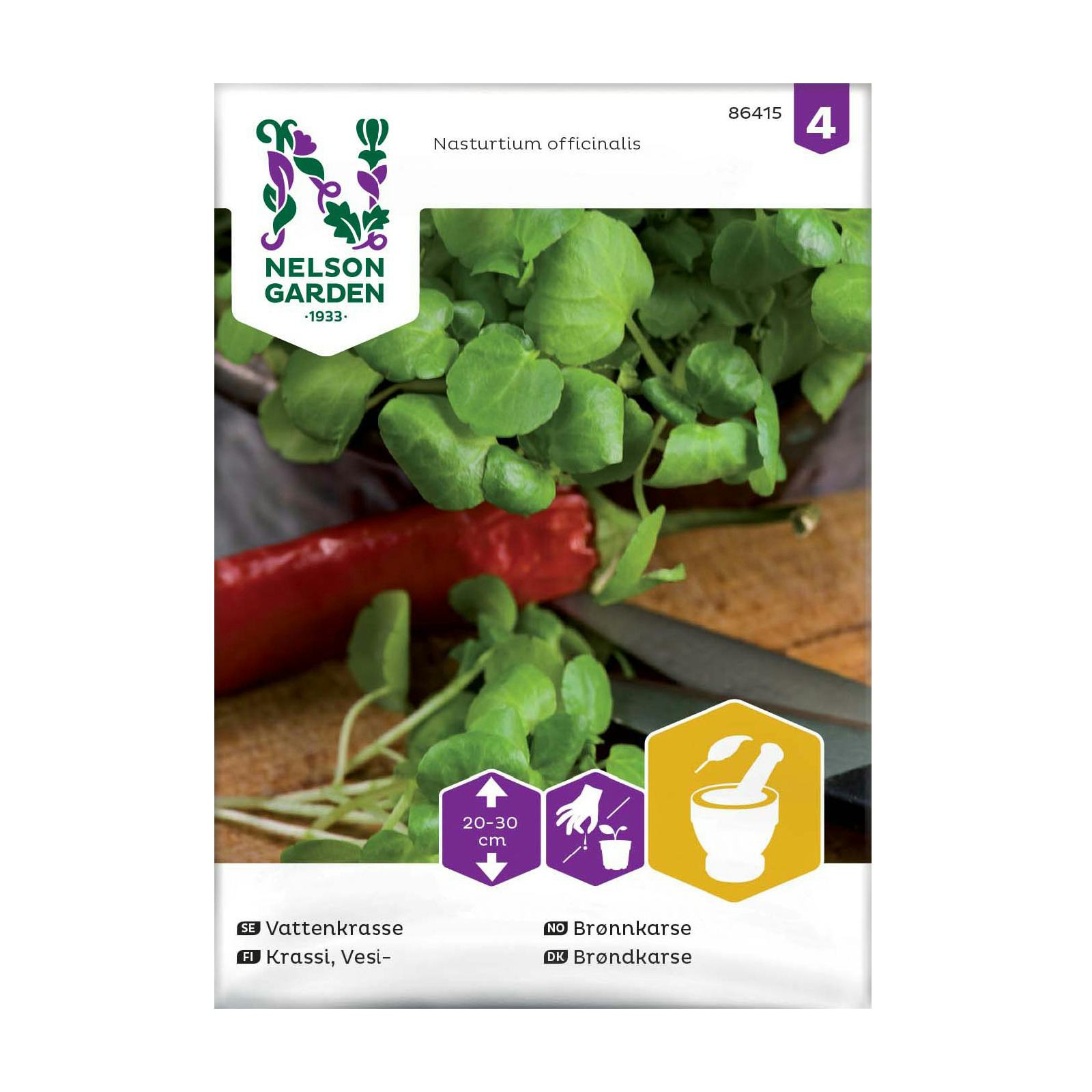 Frö Vattenkrasse Nelson Garden