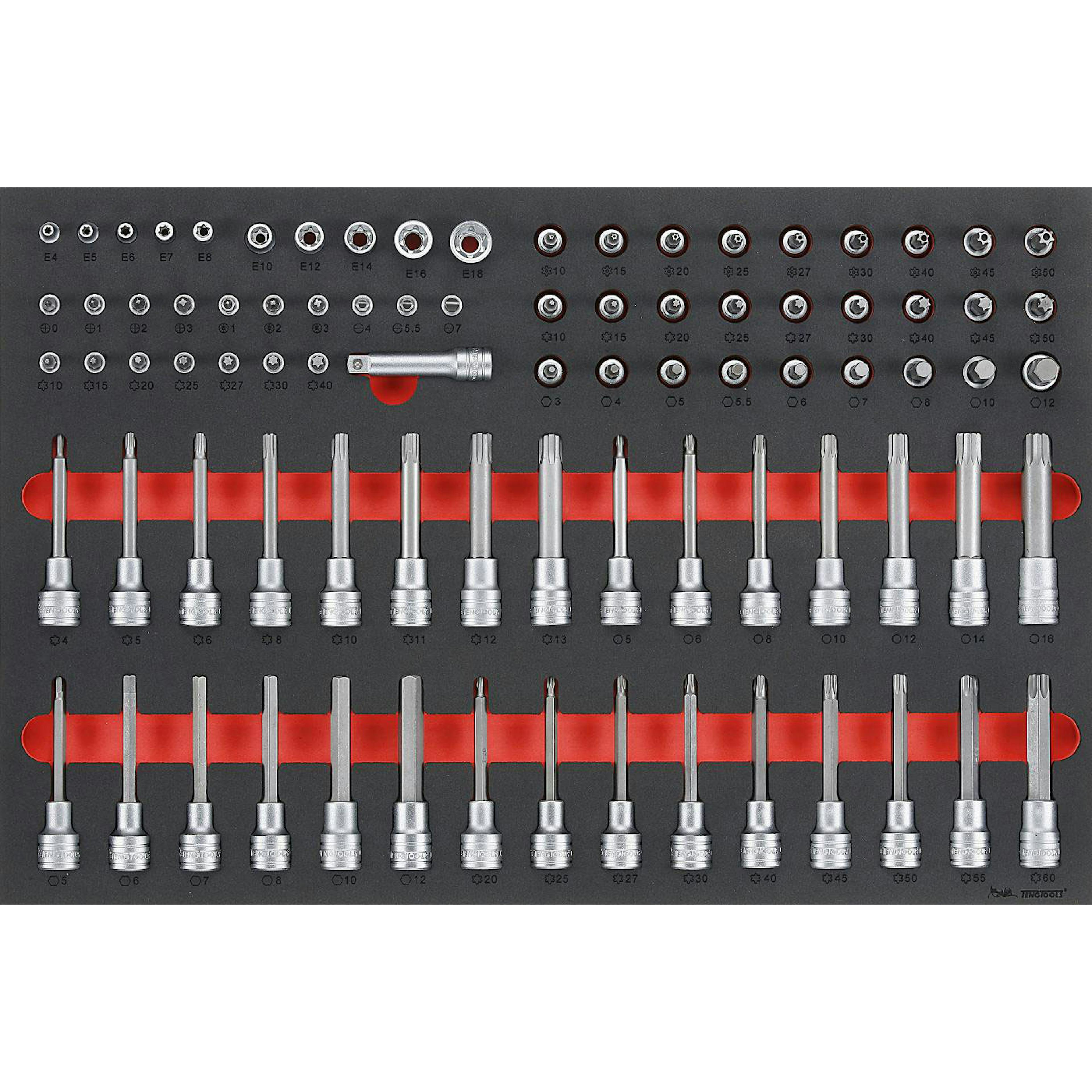 Hylsbitssats 85 delar Teng Tools TTESK85