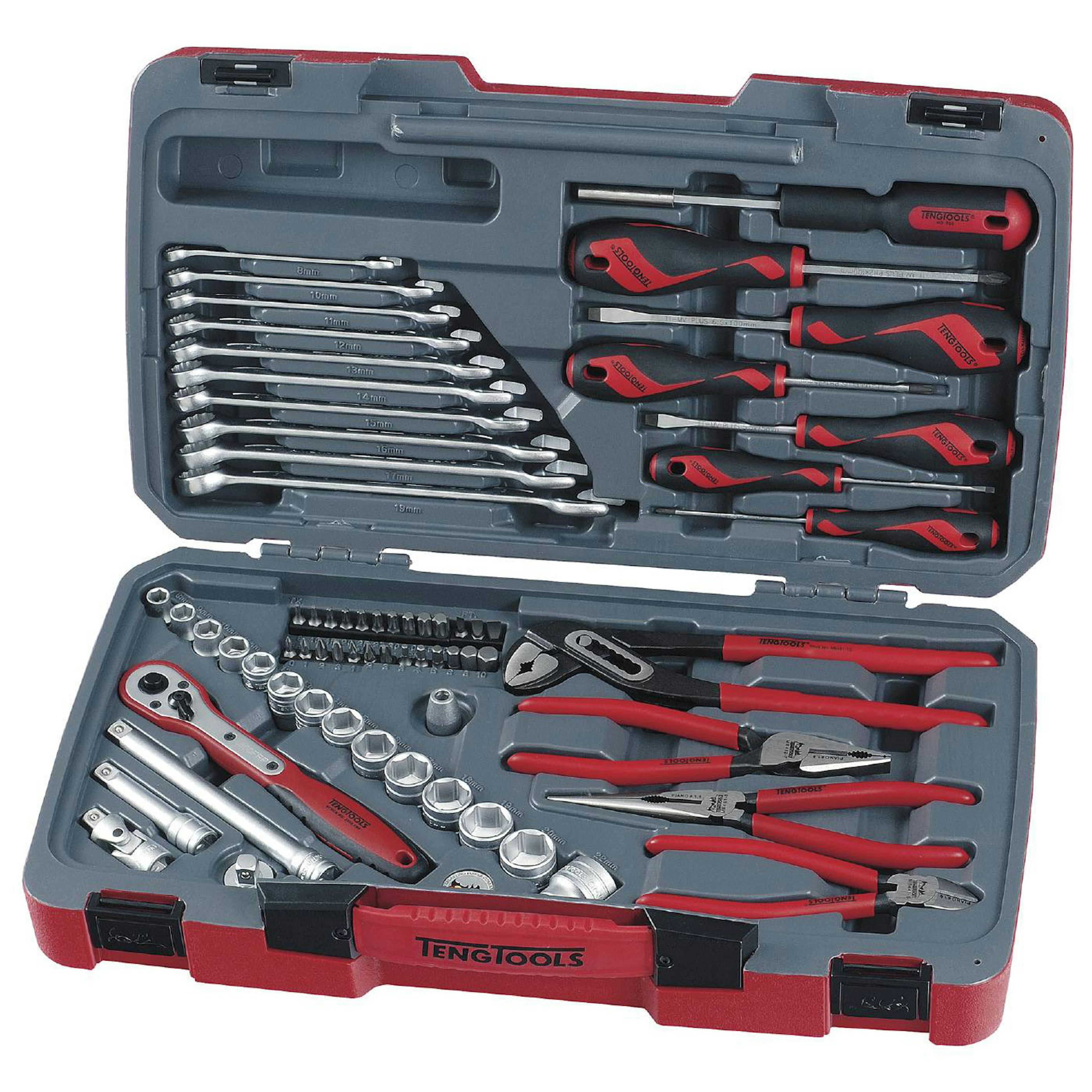 Hylsnyckelsats med 3/8 tum fyrkantsfäste Teng Tools T3867