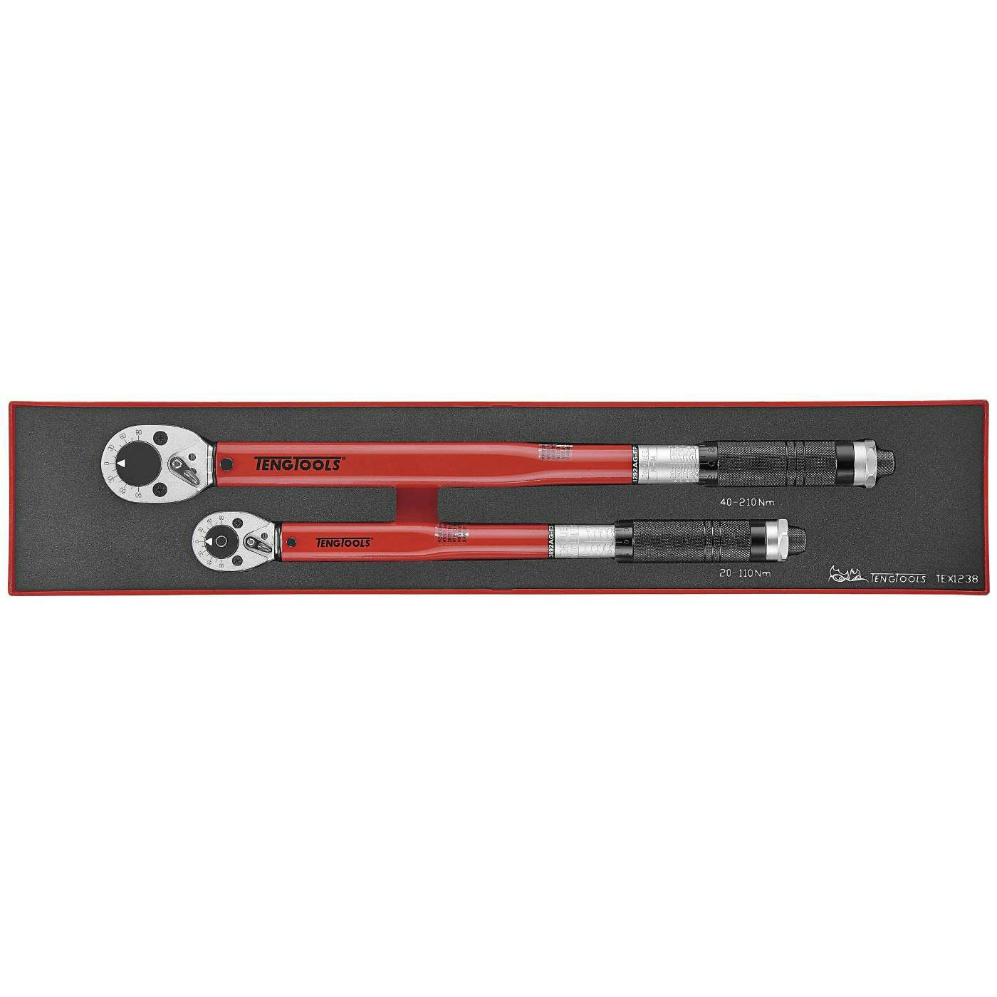 Momentnyckelsats 2 delar Teng Tools TEX1238
