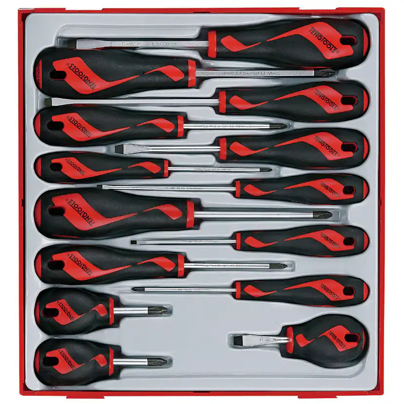 Skruvmejselsats 14 delar Teng Tools TTD914N