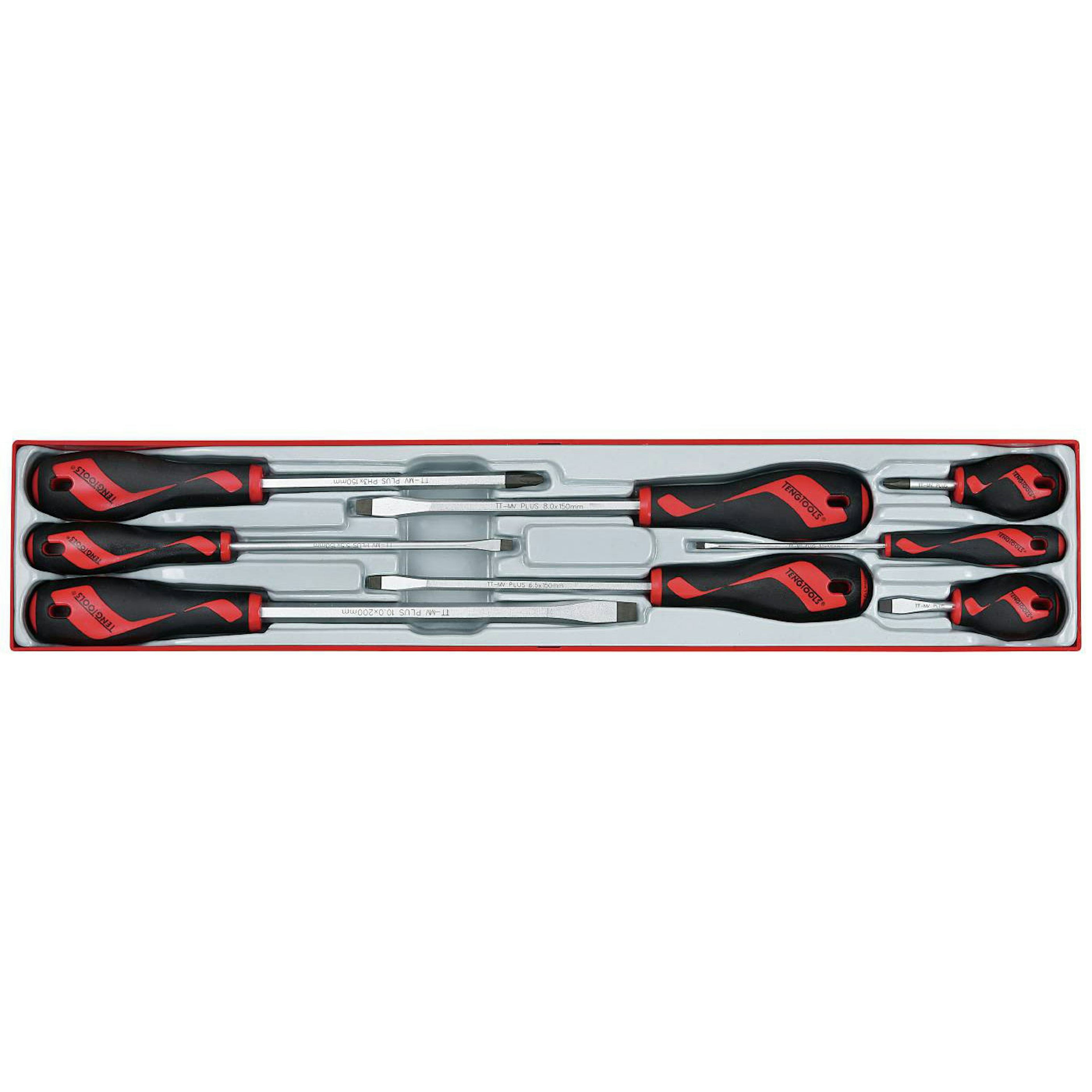 Skruvmejselsats 8 delar Teng Tools TTX918N